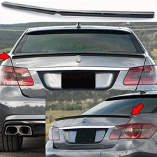 TRUNK Spoiler For 2010 2011 12 13 14 2015 2016 Mercedes W212 EClass GLOSS BLACK