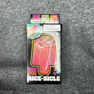 Nee Doh Nice-Sicle Popsicle Orange Pink Stress Toy New Unopened Box Sealed NEW