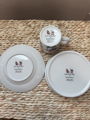 ティファニー　 ファイブ　リトル　ピッグス　3点セット　no.193 1992 Tiffany & Co. Five Little Pigs 3 Piece Baby Set Cup, Saucer