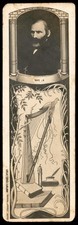 Judaica Muy Raro Antiguo Marcador Postal Escritor Judío Mapu Por Levanon Edición