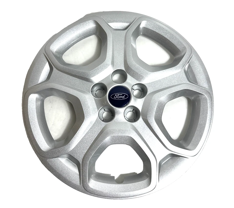 Genuine OEM 2017-19 Ford Escape silver 5 spoke 17" Wheel Cover Hub Cap GJ5Z1130A - Image 2 of 4