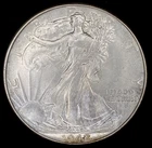 1942 BU Walking Liberty Half Dollar - 90% silver - Brilliant Uncirculated