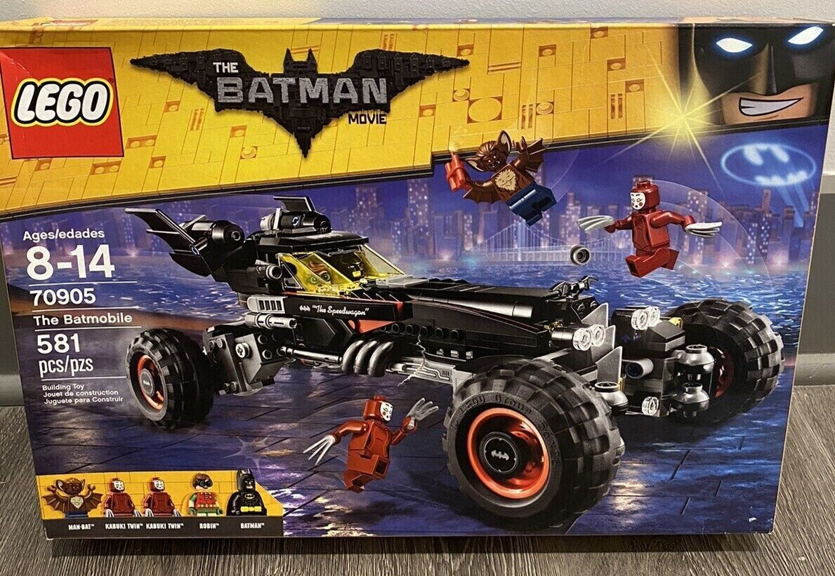 LEGO Batman Movie The Batmobile 2016 (70905) Building Kit 581 Pcs Retired Set