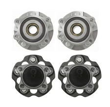 Moog Front & Rear Wheel Bearing and Hub Assemblies Kit For Toyota Prius V 1.8L