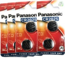 8 x Panasonic CR 2025 3V 4 x 2er Blister Batterie Lithium Knopfzelle 165mAh