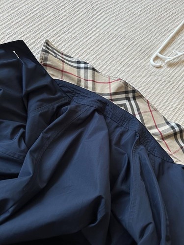 Navy Burberry man trench coat size - 48 - Picture 9 of 12