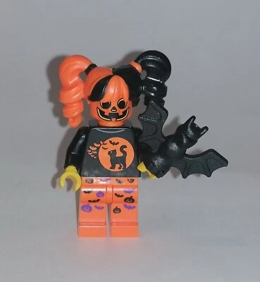 LEGO - Halloween Girl - Figur Minifigur Zombie Pumpkin Kürbis Vampir Bat Fan BAM