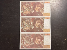 100 Francs DELACROIX Consécutifs FRANCE 1978 F.68.01 b83_0997 Billets