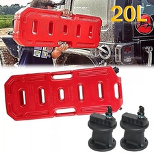 20L 5Gallon Fuel Pack Gas Can Tank Emergency Container Lock for Jeep Offroad ATV
