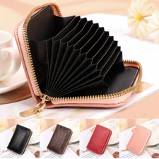 Women's Zipper Wallet Multi Card Organizer Small Change Purse Card Holder Pocket