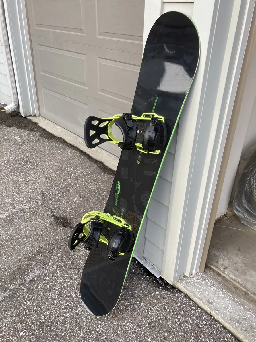 Burton, Hero Snowboard Used, 149 V Rocker With Burton Mission Binder And K2 Boot