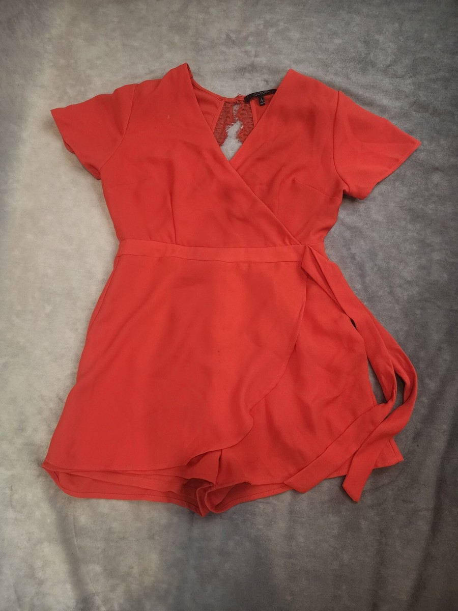 windsor red romper dress Endless Summer Strapless Mini Romper Dress