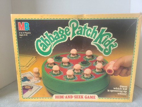 Cabbage Patch Kids Hide-And-Seek Game Milton Bradley Complete Vintage 1980s Rare - Picture 2 of 5