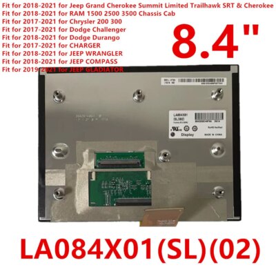 17-22 Replacement 8.4'' Uconnect 4C UAQ LCD Display Touch Screen Radio Navigation