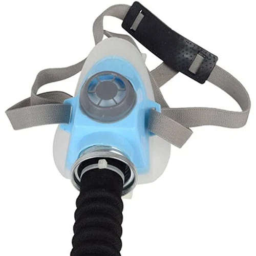 Sistema de respirador eléctrico de flujo constante suministrado por aire media máscara antigás facial Reino Unido - Imagen 4 de 5
