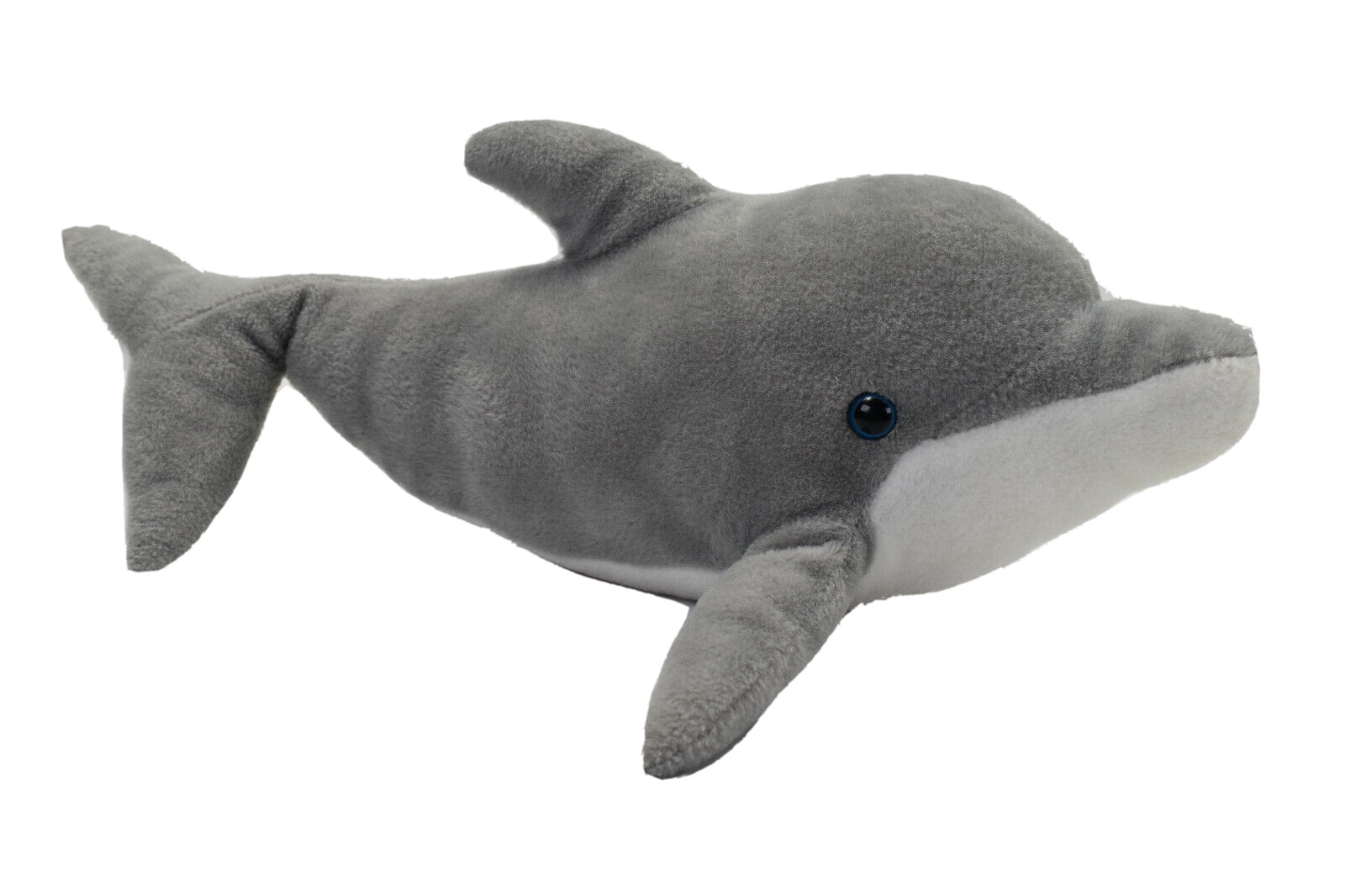 Baby Gray Dolphin 17” Seaworld Stuffed Plush Rare