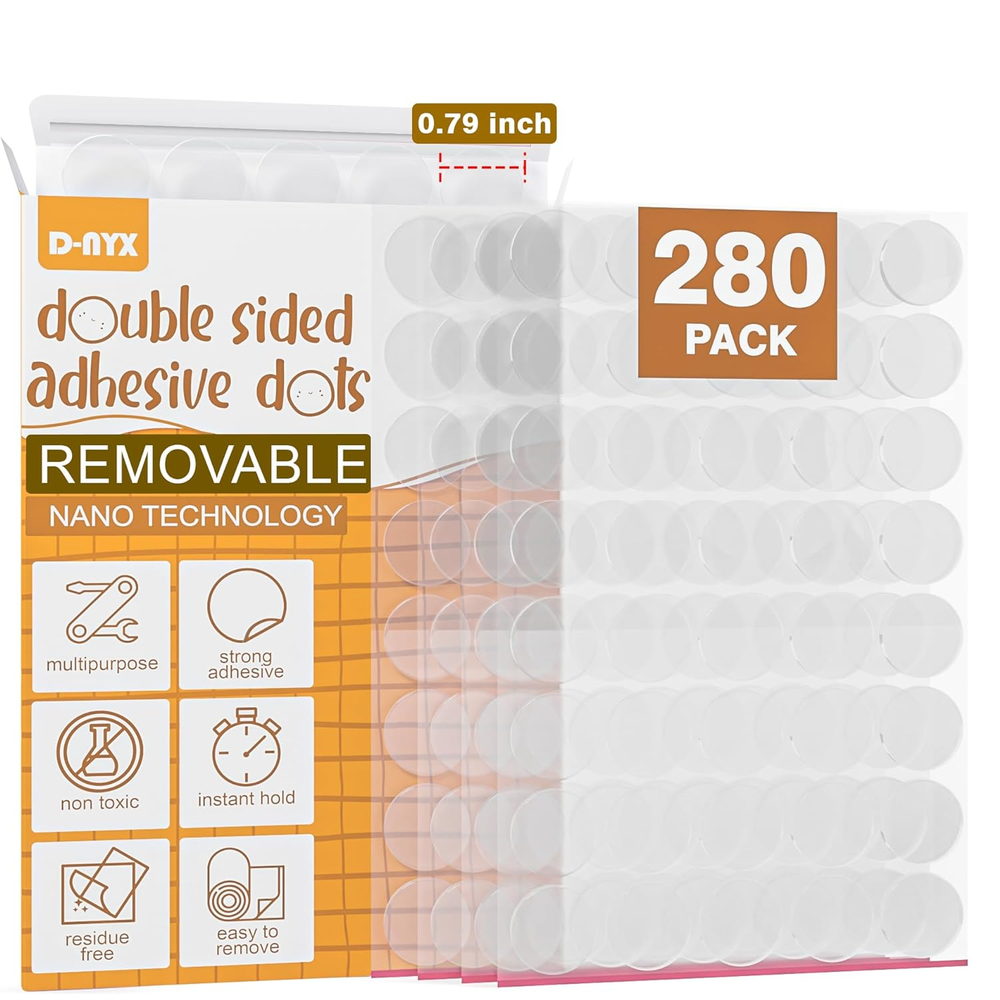Double-sided Sticky Dots Clear Removable Waterproof No Trace Crafts Decor Poster
