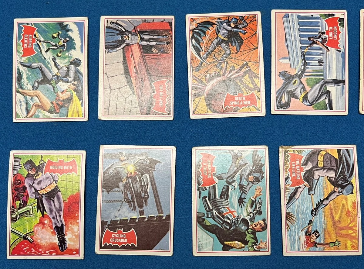 Vintage 1966 National Periodical Publications Topps Batman Cards