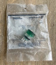 ALLEN BRADLEY 800MR-N1G SER A GREEN ILLUMINATED ROUND PILOT LIGHT LENS NEW
