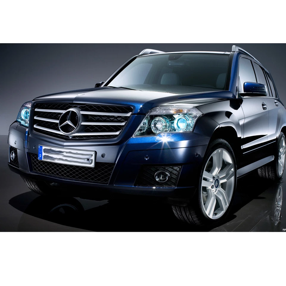 Front Upper Grill W/Emblem For Mercedes Benz X204 GLK280 GLK350 GLK300 2009-2012 - Изображение 2 из 4