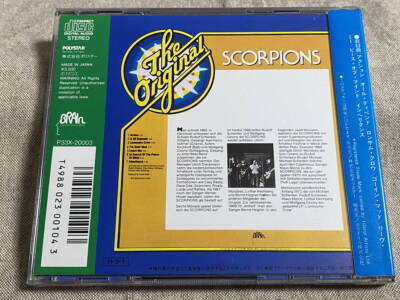 SCORPIONS The Original Scorpions JAPAN CD P33X-20003 1986 OBI