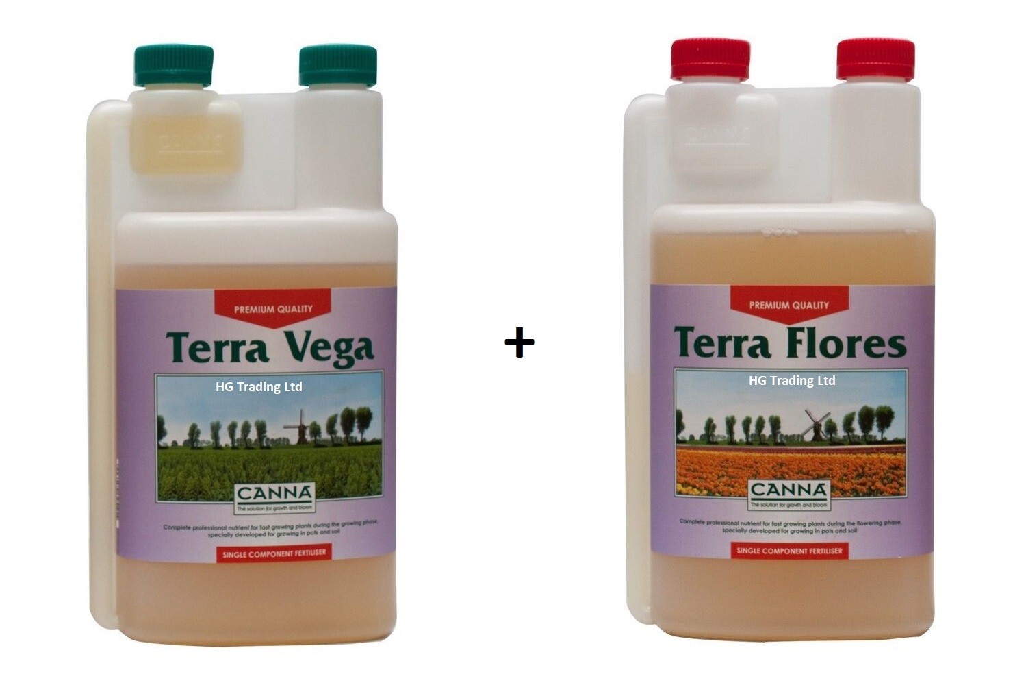 Terra Vega And Terra Flores 1 Litre Set - Canna Hydroponics