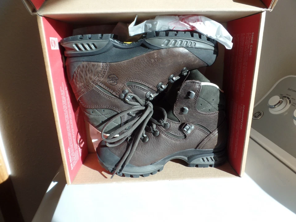 NEW Hanwag LEATHER Lhasa Lady Hiking Boots Size US 5.5 eur 37.5 Maroon chestnut - Image 2 of 4