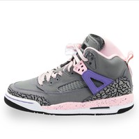 Girls Jordan Spizike Gs Big Kids 535712-028 Cool Grey Pink Purple Shoes Size 7 on sale Girls Jordan Spizike Gs Big Kids 535712-028 Cool Grey Pink Purple Shoes Size 7 on sale