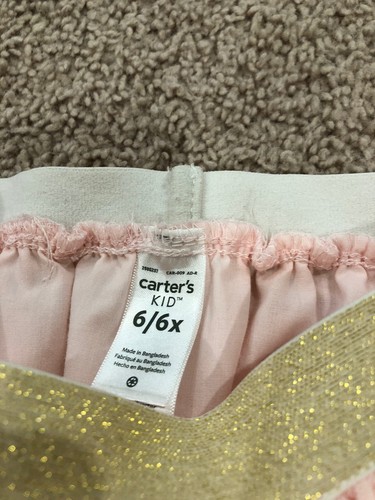 Carter’s Pink Floral Lined Tutu Skirt Size 6-6X & Gap Girls sport skirt Size-S - Picture 7 of 9