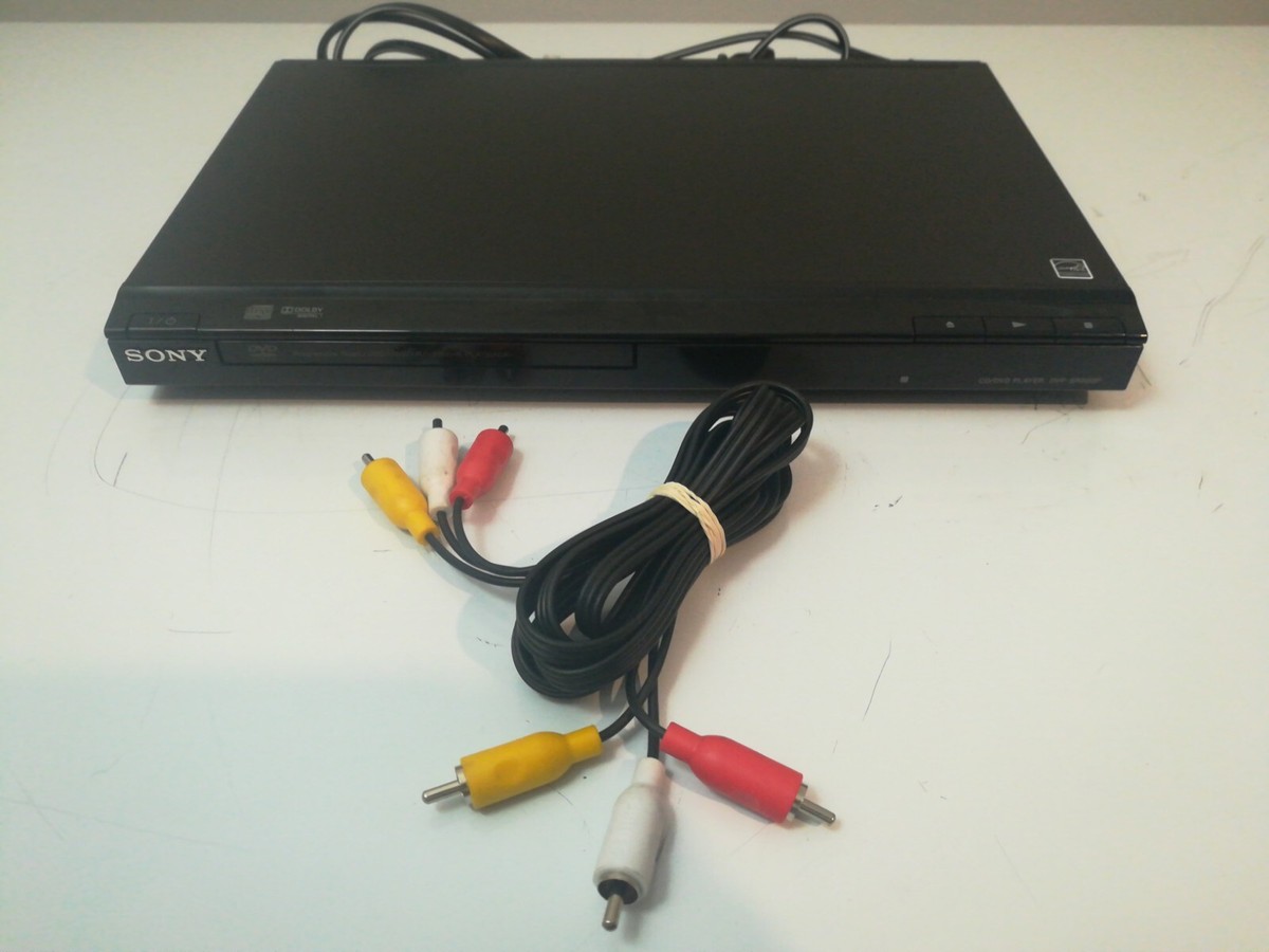 Genuine Sony DVD Player Model DVP-SR200P with AV Cable only Tested