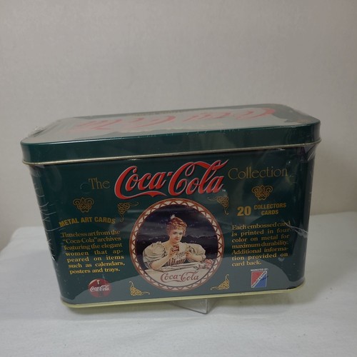 Coca Cola Metal Art Collectors Cards Set of 20 Coca Cola Girl Advertising 1994 - Picture 3 of 6