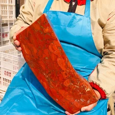 7400g Rare Natural Beautiful Red Jasper Mineral Crystal Specimen Healing 528