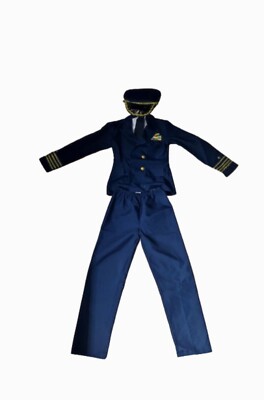 WIDMANN Kostüm Pilot komplett Uniform Airline Karneval Mottoparty NEUWERTIG
