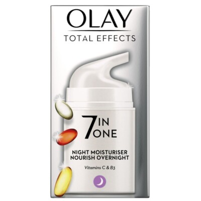 OLAY Total Effects 7 IN ONE Night Moisturiser Nourish Overnight 50ml