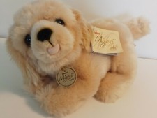 AURORA Miyoni Tots Crouching Golden Retriever Puppy Golden Tan 9" NEW
