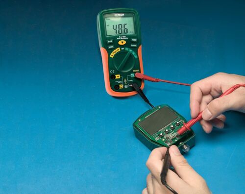 Extech Instruments EX205T TrueRMS Auto Ranging Digital Multimeter with Cables - Picture 3 of 6