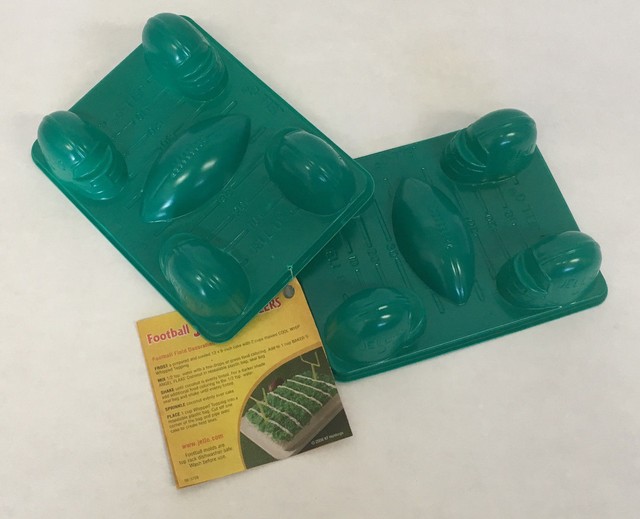 Jello jigglers football jigglers molds football and football helmet