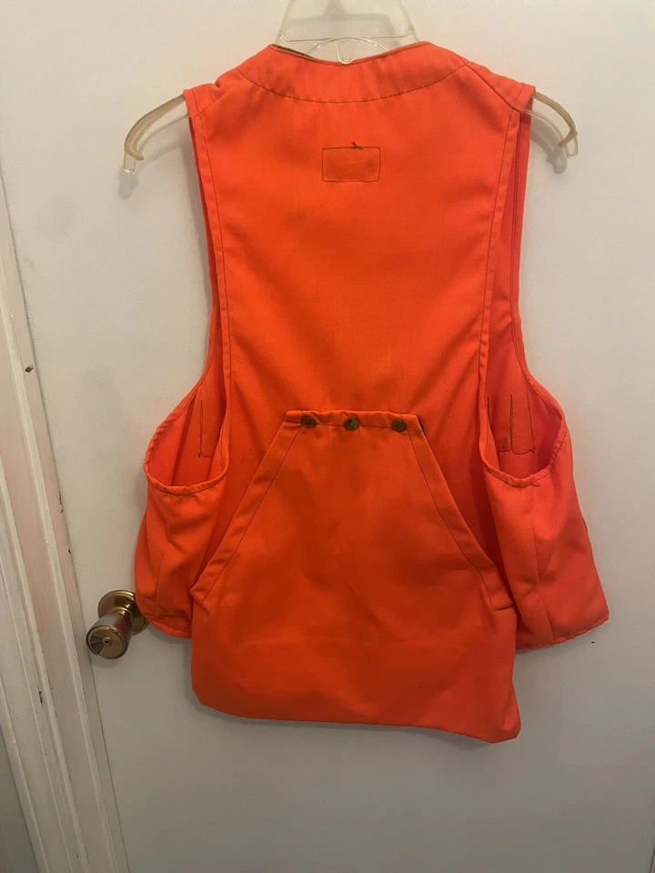 Trailblazer Winchester Ropa Deportiva Chaleco de Caza Naranja Grande Bolsa de Juego Bueno Foto 4 de 4