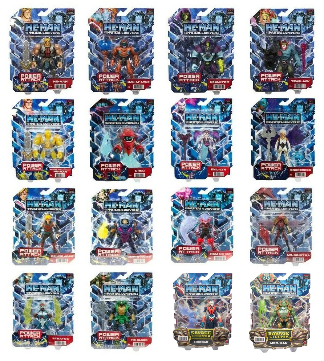 He man masters of the universe action figures sale