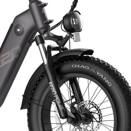 FAFREES FF20 Folding Electric Bike 20" Fat Tyre 48V 20.4AH Pedal Assist/Throttle - Picture 17 of 36