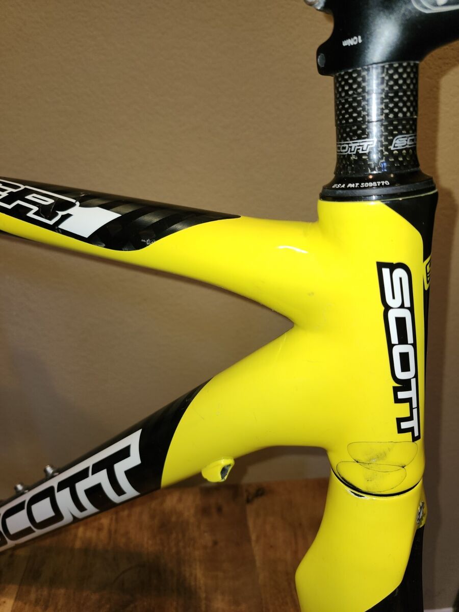 Scott CR1 Equipe Carbon Frameset 52cm Black/Yellow Road Bike