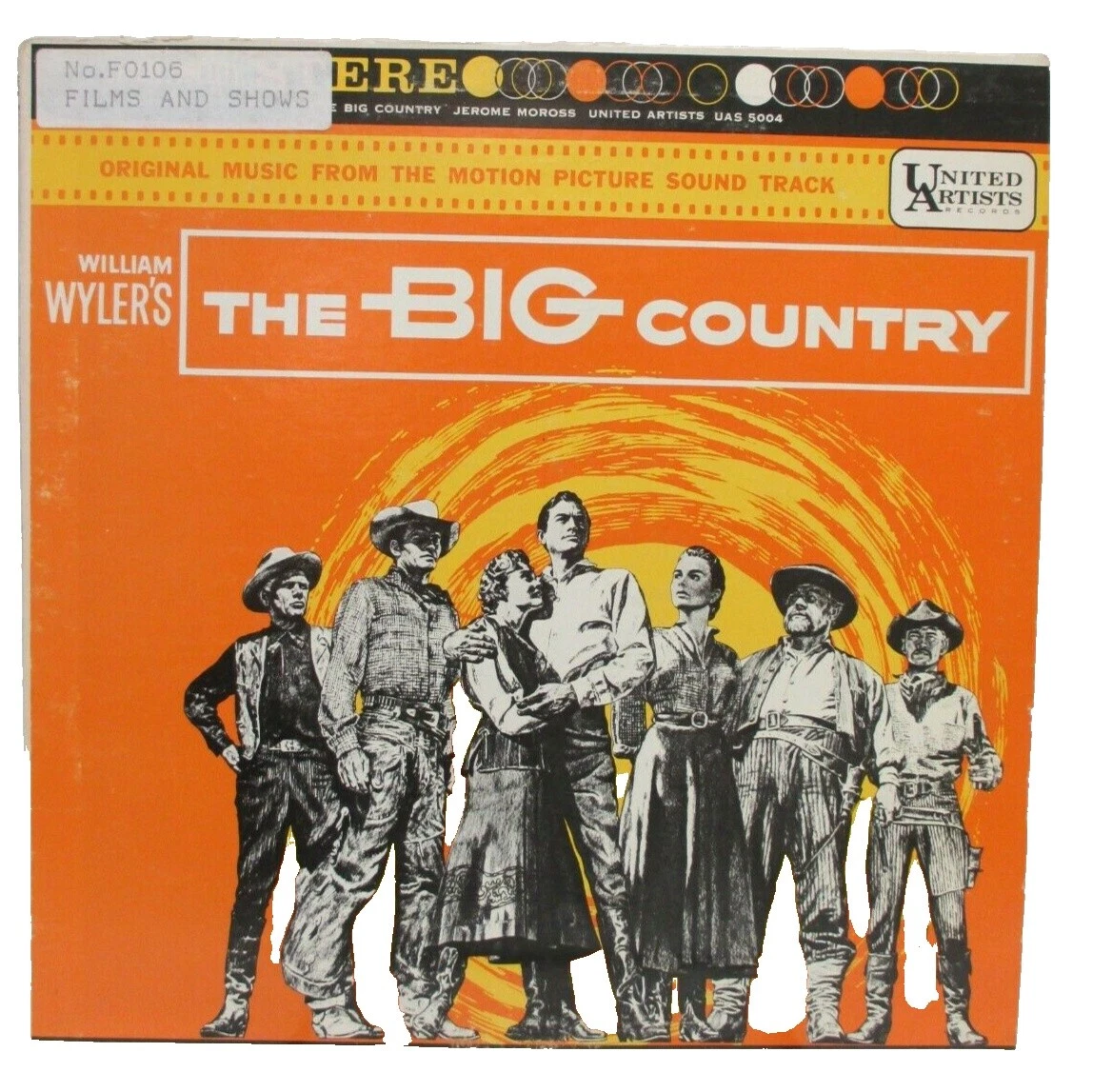 Big Country Film Score/Soundtrack Vinyl Records