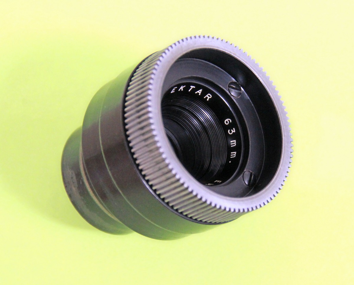 Vintage Brass Kodak Projection Lens Geared Focusing Ring