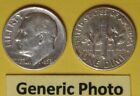 1953 or 1953-D or 1953-S Us Roosevelt Dimes in Circulated condition.see Photos