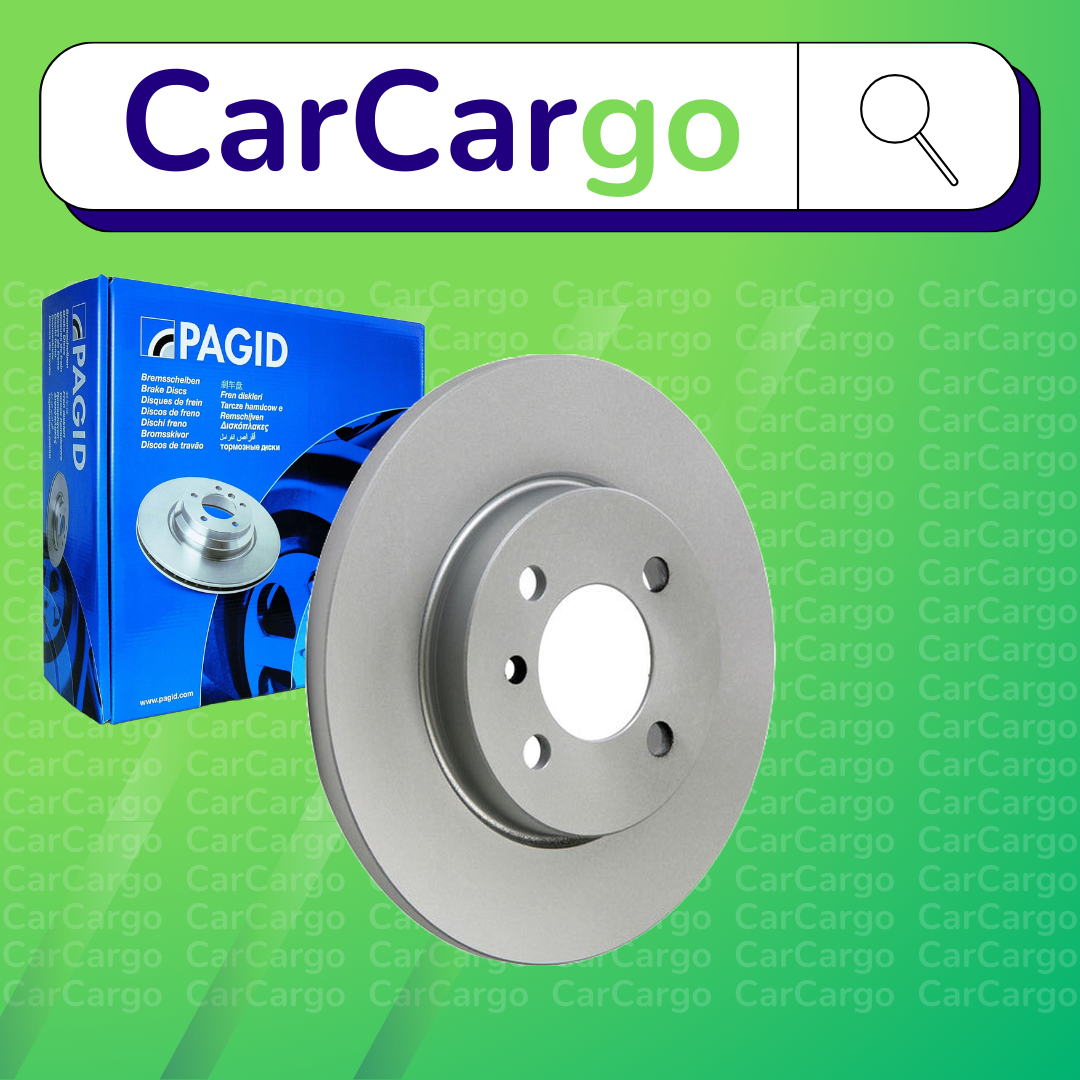 Pagid Solid Front Brake Discs Pair BMW 3 Series 318i Baur TC 1982-1990 260 mm