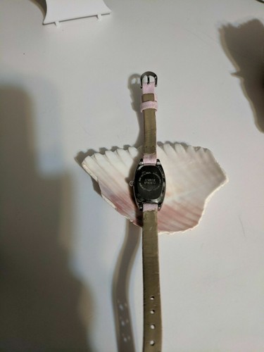 Ladies Vintage Watch Quartz Pink Cushion Shaped Face - Picture 2 of 2
