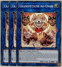 Yu-Gi-Oh! DUAD-EN051 - 3 x Ukanomitsune-no-Onari - 1st edition - Common