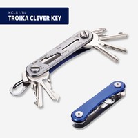 SchlüSsel Organizer Multitool Clever Key Max 6 SchlüSsel Blau Silber