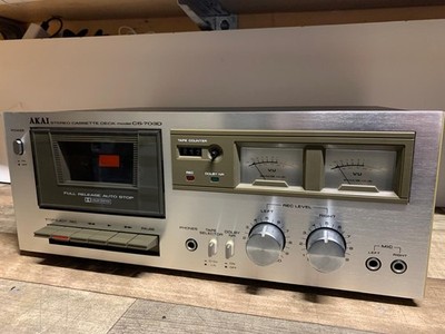 Akai / CS-703D / Kassettendeck / Tape Deck / silber / stereo cassette deck