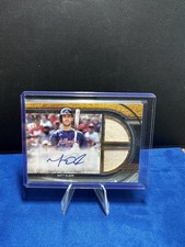 2025 Topps Museum Collection Matt Olson Signature Dual Relic Auto /50 Braves